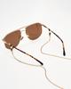 Seupeulingseuteulingseu Skinny Clasp Chain Eyeglass Strap [Gold]
