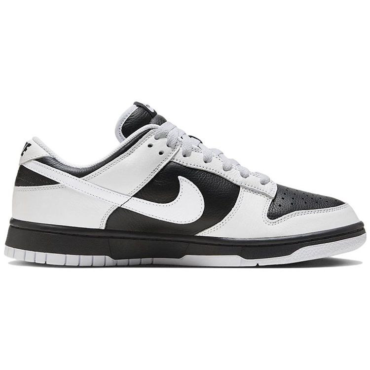 Nike Dunk Low Reverse Panda Unisex Sneakers Black White FD9064-011