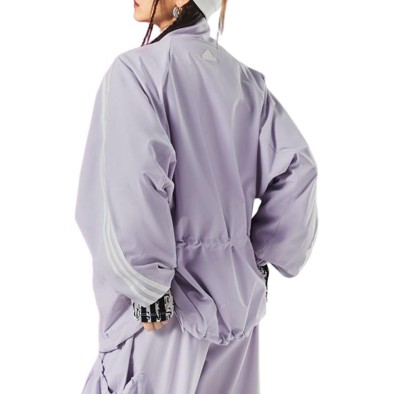 adidas Giacca da ballo con stampa di lettere Giacca da donna Argento Viola JI9767
