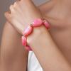 Acrylic Irregular Bracelet Candy Colored Oval Bracelet with Exaggerated Personality Niche Fashion Temperament and Handmade Accessories