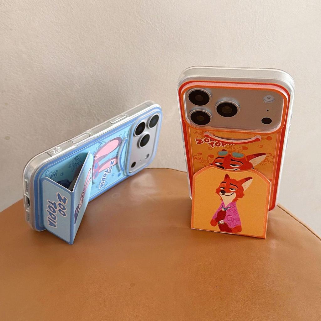 Zootopia Anti-Drop Stand Case for iPhone 14/13/12/11 Pro Max