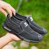 Men's Canvas Shoes Sneakers Outdoor Driving Moccasin Trendy Vintage Loafers Shoes Men
