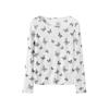 Ins Sun-protection Pullovers Butterfly Sheer Tops Korean Style Bottoming Shirts Women  Girls