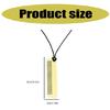 Unique Alloy Comb Pendant Necklace Accessory Adjustable PU Leather Rope Long Sweater Chain Stylish Neckchain Accessories