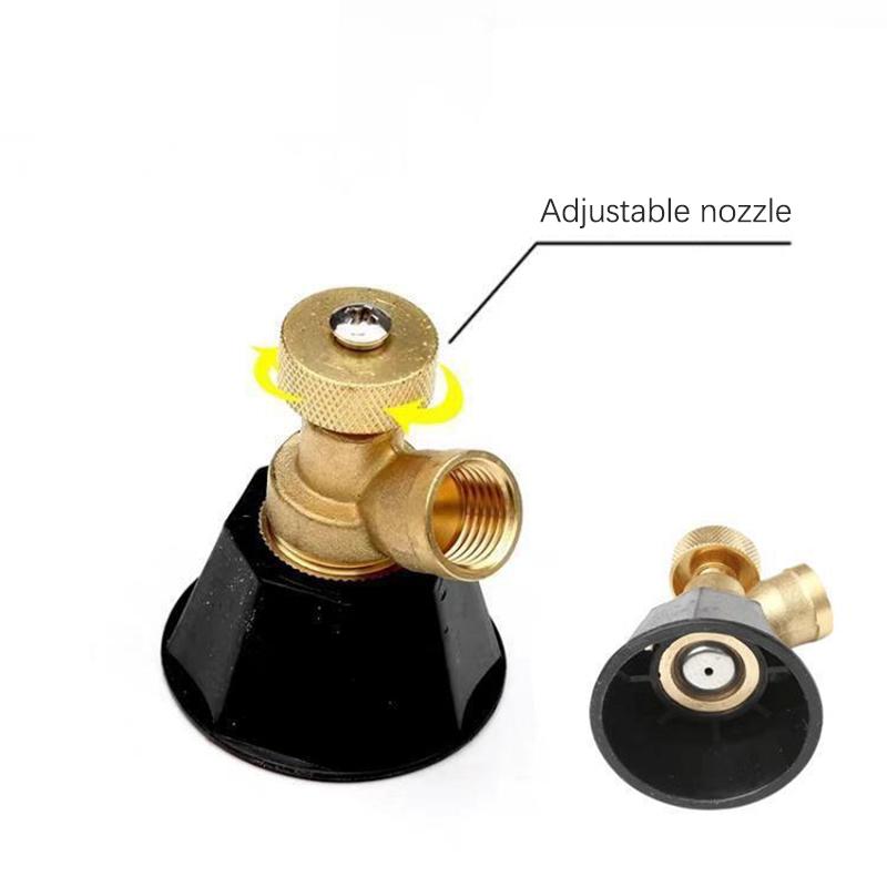 Agricultural High-Pressure Air Vortex Spraying Nozzle Adjustable Water Outlet Nozzle For Flower Grass Gardening Sprink