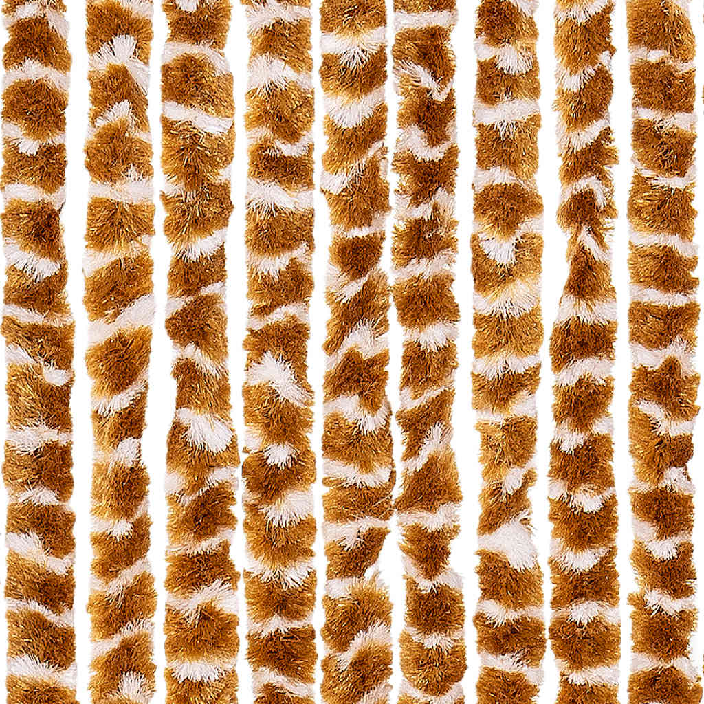 Vidaxl Zasłona Przeciwko Owadom, Ochra I Biel, 90X200 Cm, Szenil