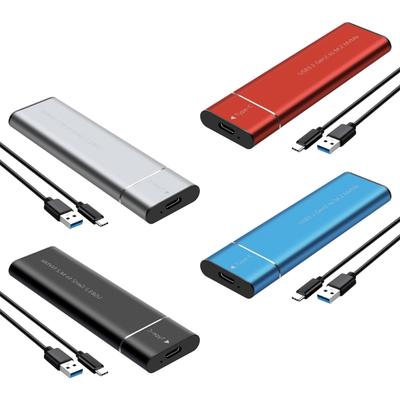 M.2 NVME Solid Disk Case, 10Gbps High Speed Data Transfer, Metal Cooling Shell Hard Disk Case Box for 2230-2280
