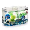 Double Compartment Fighting Fish Box Eco Rumble Fish Aquarium  Aquarium Plastic Isolation Box Breeding Box