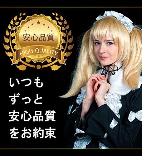 CaseEden Cosplay Wig, Short, 35cm, Heat-Resistant, Pink and Silver Pink, Includes Two Wig Nets (WIG5366)