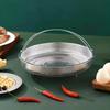 Multifunctional Nonrust Steel Steamer Stand With Ergonomic Handle For Secure Grip And Space Saving Kitchen Use