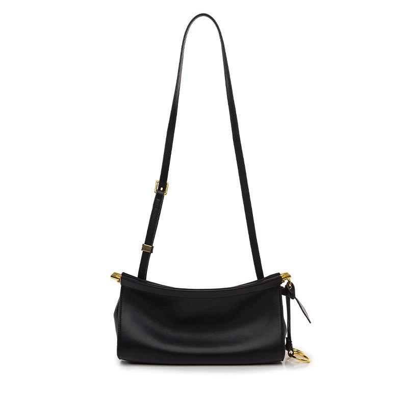 

Crossbody Bag, Fashionable Clip on Bag, High-end Feeling, Simple Underarm Bag, Korean Niche Bag, Women s Commuting Shoulder Bag чёрный