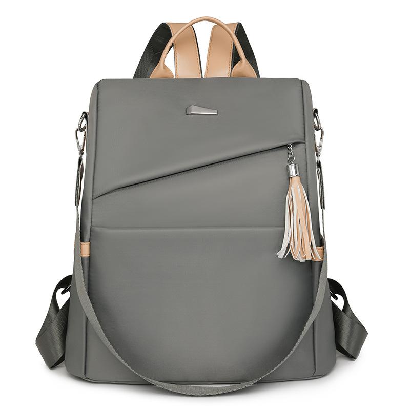 Large Capacity Casual Backpack, Urban Simple Commuter Women's Shoulder Bag, Multi-functional Fashion Versatile Hand Carry Backpack
