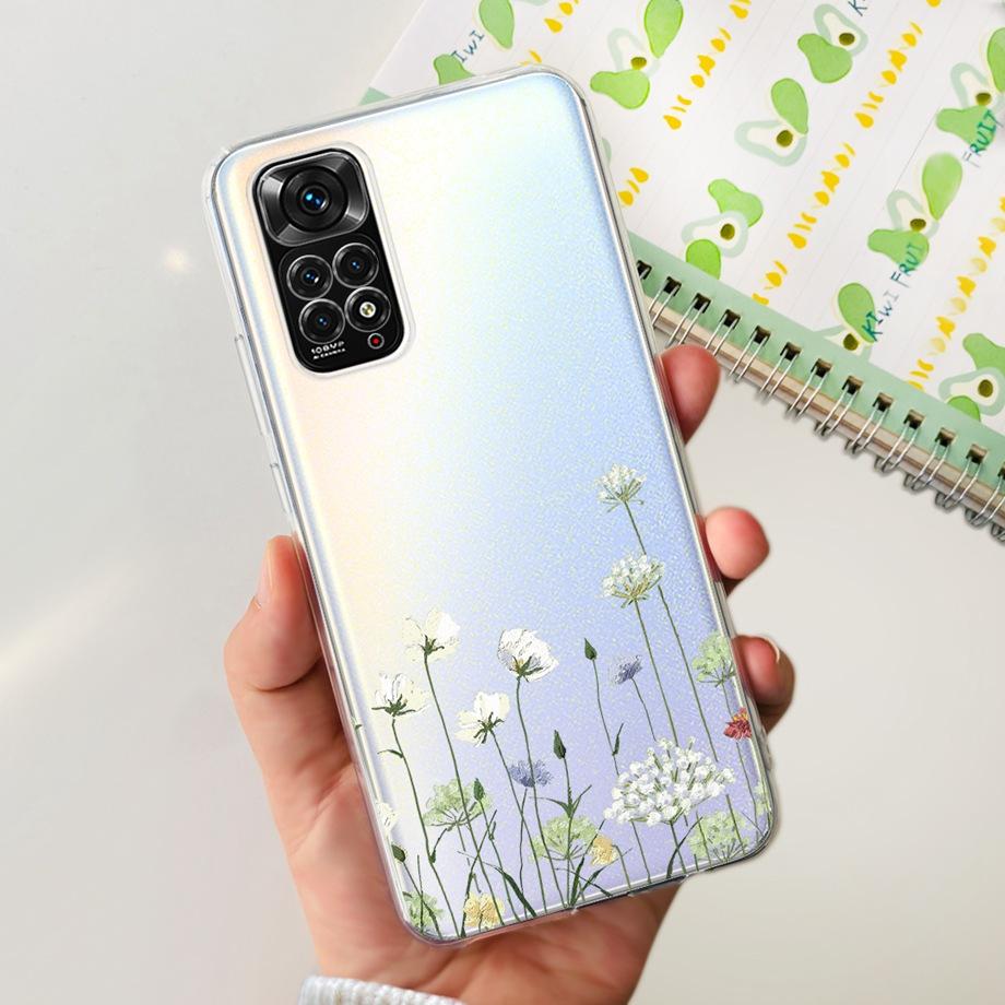 Women Fashion Phone Case For Xiaomi Redmi Note 11 Pro 4G 5G / Redmi Note11 11s 4G Global Luxury Slim Silicone Bumper Coque Soft