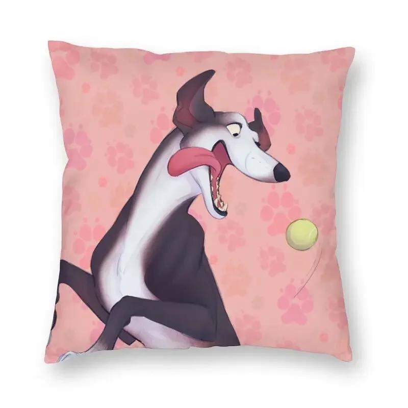 Nordic Style Greyhound Throw Pillow Case Home Decorative Custom Square Whippet Sihthound Dog Cushion Cover 45x45 Pillowcover