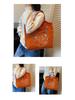 2026 Spring Japanese Style Eco-friendly Nylon Embroidered Tote - Large Capacity Casual Single Shoulder Bag for Women