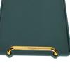 Large Handle Tray Double Ear Plastic Tray Rectangular Stable Multifunctional Tray for Displaying Beauty Products Green