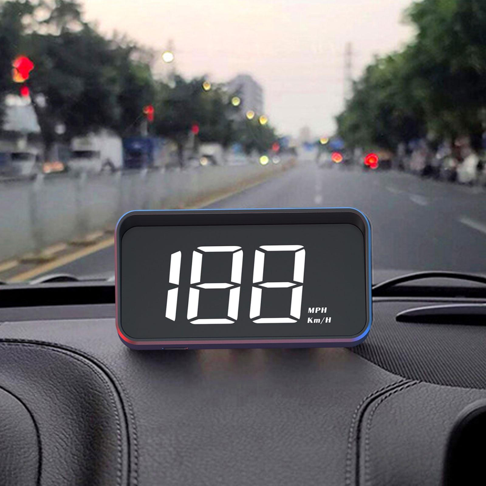 Car HUD Head Ups Meter Display Gifts Accessory High Performance White белый