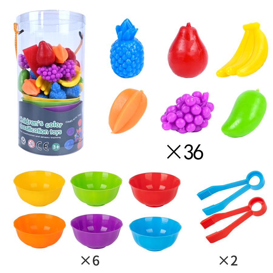 Counting Animal Sorting Toys for Toddlers Preschool Learning Activities for Math Color Cognition Montessori Baby STEM Gift