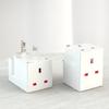 Power Extender Multiplug Block for Kitchen Office PC TV ndoor Lighting 250V 13 Amp 3 Way Triple Plug Adaptor Multi Plugs