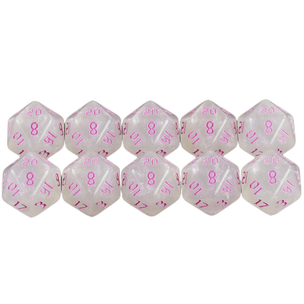 DND Polyhedral Dice D20 for Rpg DND Games Dices Desktop Polyhedral Set for Role Playing Game