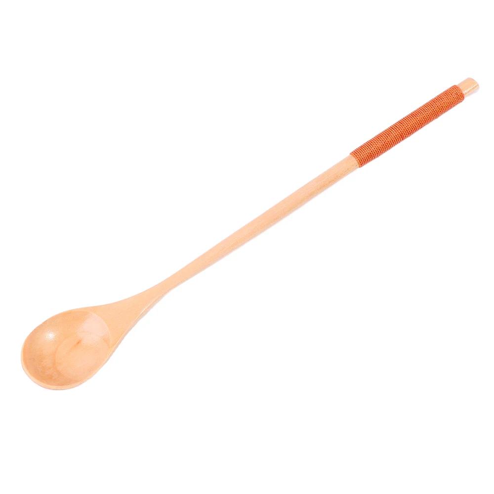 Cooking Dessert Long Handle Tableware Kitchen Teaspoon Wooden Spoon Spoons Soup Spoon Coffee Spoon