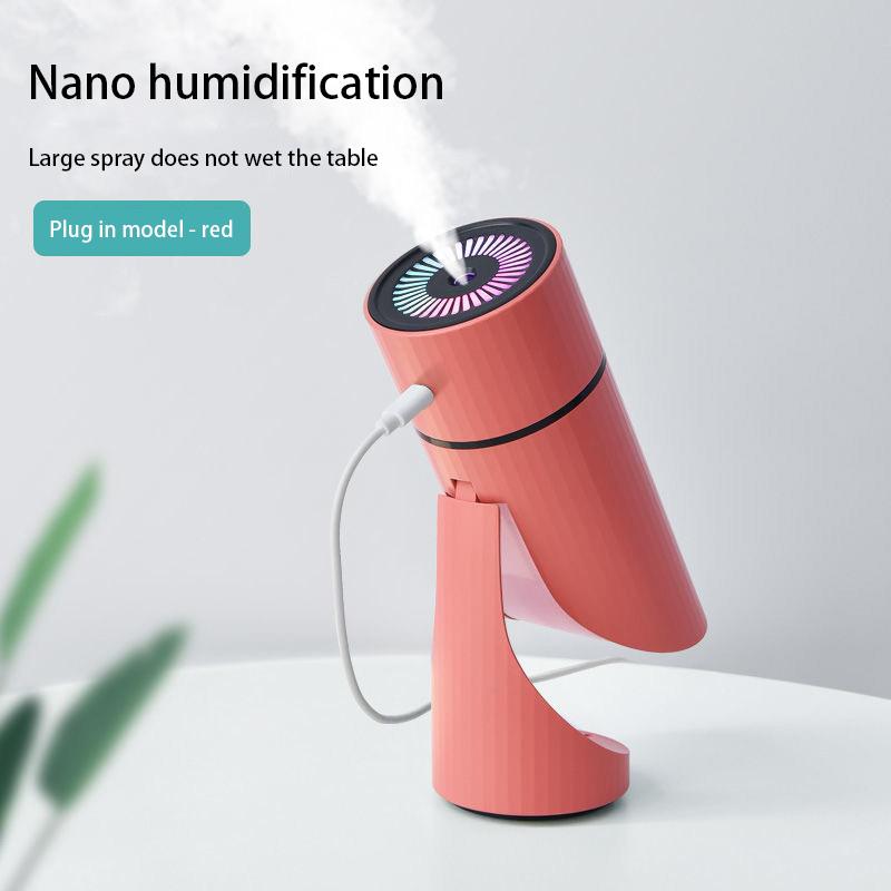 

260ML Wireless Air Humidifier Adjustable Cool Water Aromatherapy Essential Oil Diffuser With LED Lamp Portable Diffusor