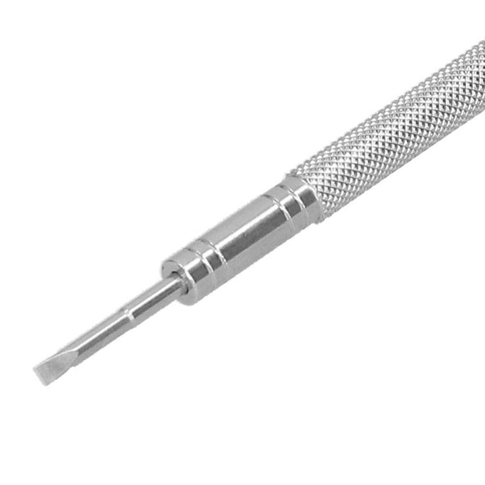 8 Sizes Watch Screwdriver Knurled Handle Design Slot Screwdriver  Professional Repair