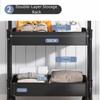 Single-pole Clothing Rack Metal with Wheels Floor-standing Clothes Hanger Easy Installation Clothes Drying Rack Laundry Room