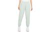 Knitted Sweatpants Women's Frosty Grass Green Moderate Cuffed Pants DA2255-321