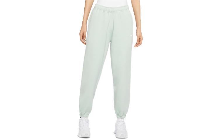 Nike Knitted Sweatpants Women s Frosty Grass Green Moderate Cuffed Pants DA2255-321 S