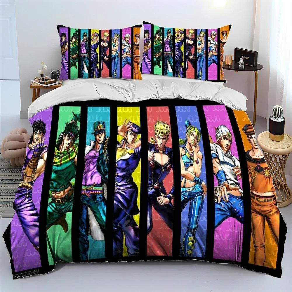 Anime jojo's Bizarre Adventure 3D NEW Duvet Cover Pillowcase Bedding Set Adult Boy Girl Bedroom Decoration Single Double Large