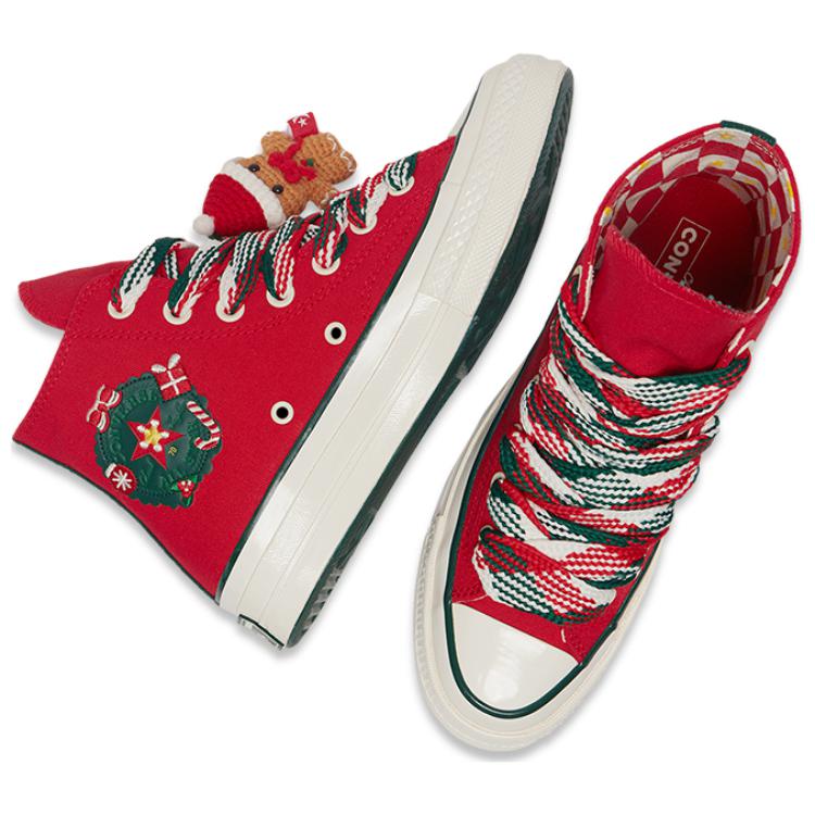 Converse Chuck 70 High Unisex Rosso Natale Verde Egret A12454C