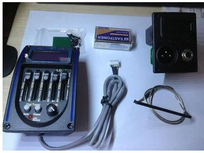 5-Band LCD Acoustic Guitar EQ Pickup System
