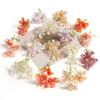 5Pcs Artificial Flowers Silk Fake Leaves for Wedding Decorations Home Room Decor DIY Craft Garland Scrapbook Gift Accessories