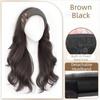 Hair Hoop Half Headband Wig Korean Style Long Wavy Curly Hair Synthetic Velvet Headband Wigs  Women
