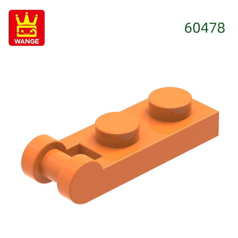 Non-Toxic 208Pcs/Lot 60478 1 X 2 With Bar Handle On End Block Moc Color Accessories Compatible With Curved Brick Diy Toys For Kid