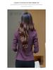 6655 Autumn/Winter Women's Stand Collar Zipper Slim Fit Long Sleeve Solid Color T-Shirt