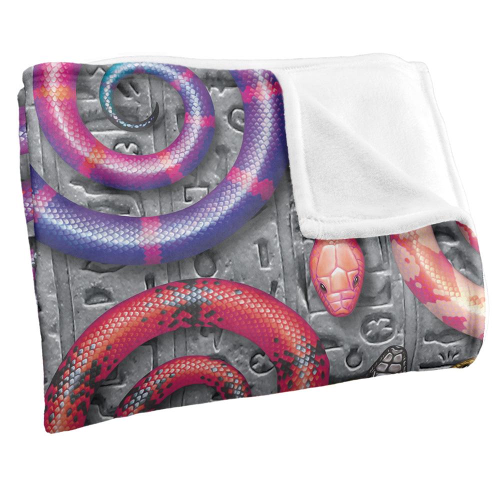 Royce McClure Hisstory Snake Silky Supersoft Blanket