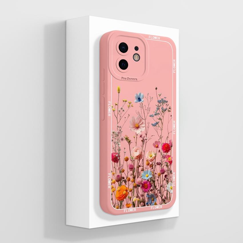 עבור אייפון 12 11 XR 6 7 8 פלוס מיני פרו מקס תיקי טלפון דפוס ארנבת קטיפה חמודה הגנה עמידה לאבק מסיליקון נוזלי כיסוי אחורי רך עבור כיסוי לאייפון