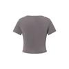 Nike One Luxe Twist Reflective Logo Breathable Training Casual Short Sleeve T-Shirt Women Tops Mineral-Purple DD4922-202