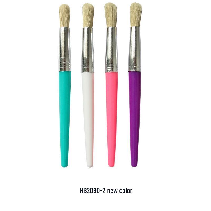 10-Piece Nylon Oil & Acrylic Paint Brush Set for Students