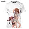 Summer Style T-Shirt Men Women T-shirt 3D Print Anime Game A Certain Scientific Railgun T Harajuku T Shirt Clothing