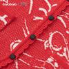 Balabala Girls' New Year Spring Two-Piece Set