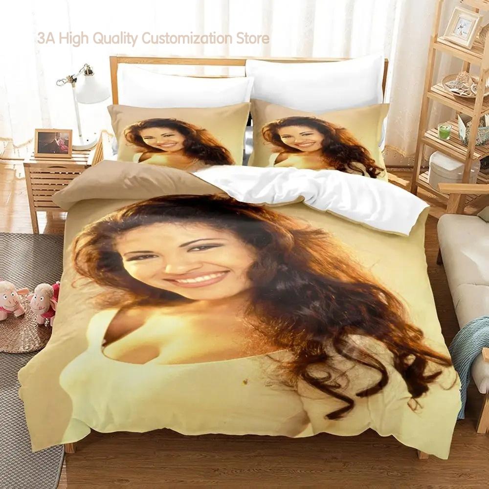 Popolare Set Biancheria da Letto Selena Quintanilla Singolo Gemello Matrimoniale Queen King Size Set Letto Camera da Letto Ragazzi Adulti Set Copripiumino Set Lenzuola