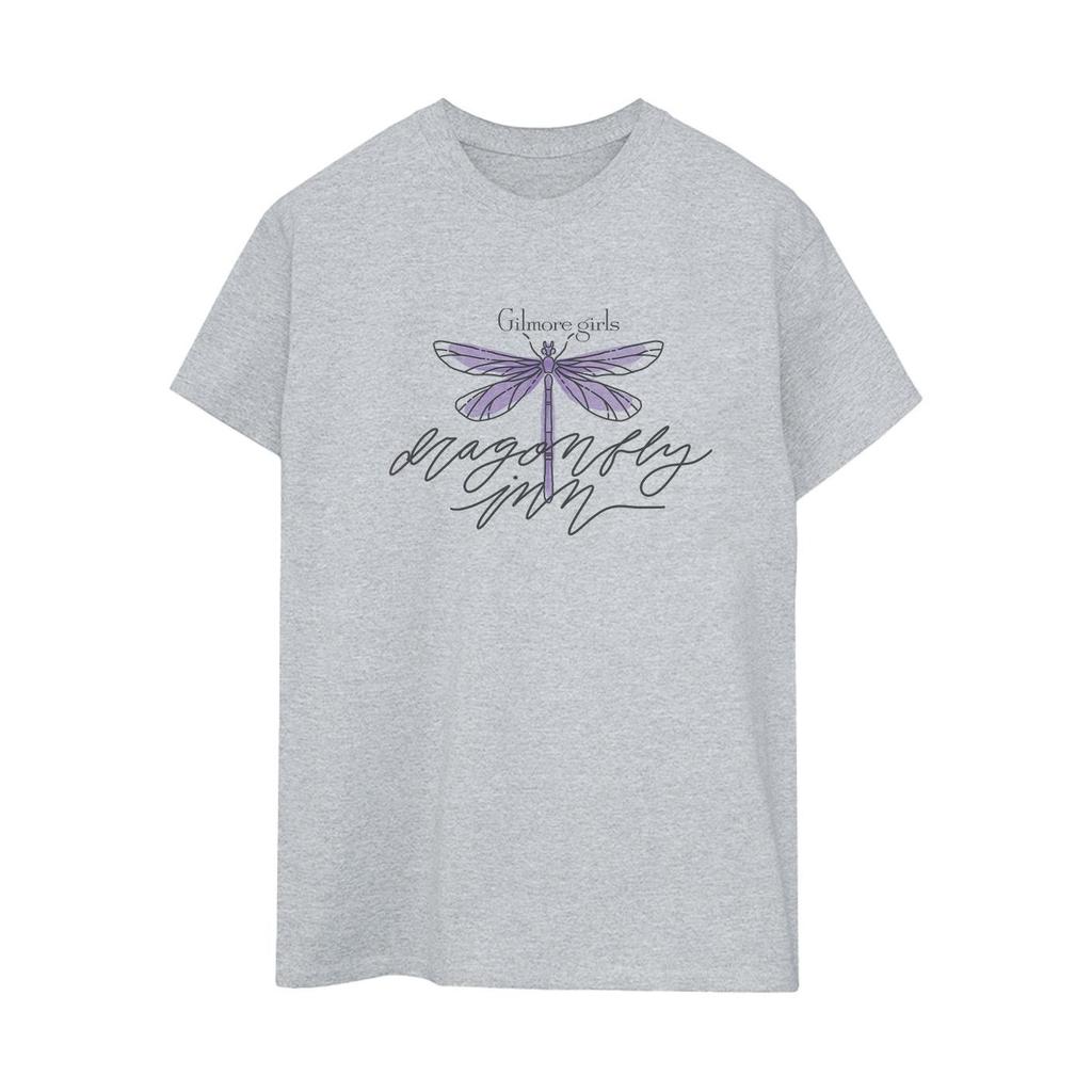 Gilmore Girls Womens/Ladies Dragonfly Inn Boyfriend T-Shirt