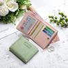 Womens Minimalist PU Leather Clutch Wallet Small Compact Multi-Functional Card Holder With Expansion Pocket