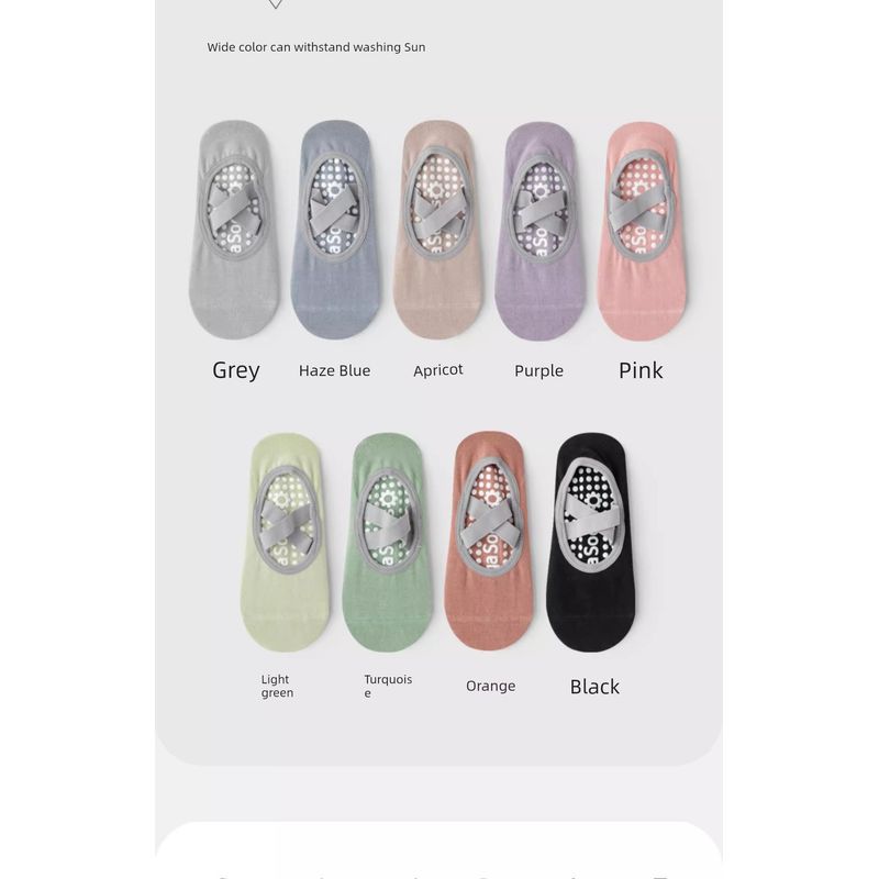 

Профессиональные носки для йоги женские нескользящие короткие спортивные невидимые носки-лодочки с перекрестными ремешками для батута, пилатеса, влагоотводящие, тонкие Haze Blue [Yoga Socks] free size