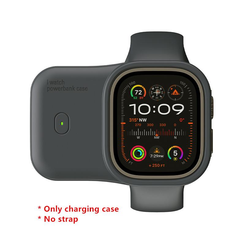 

Портативное беспроводное зарядное устройство 1200 мАч Power Bank для Apple Watch 8 7 6 5 4 SE Ultra для iWatch Чехол для быстрой зарядки 44-45mm