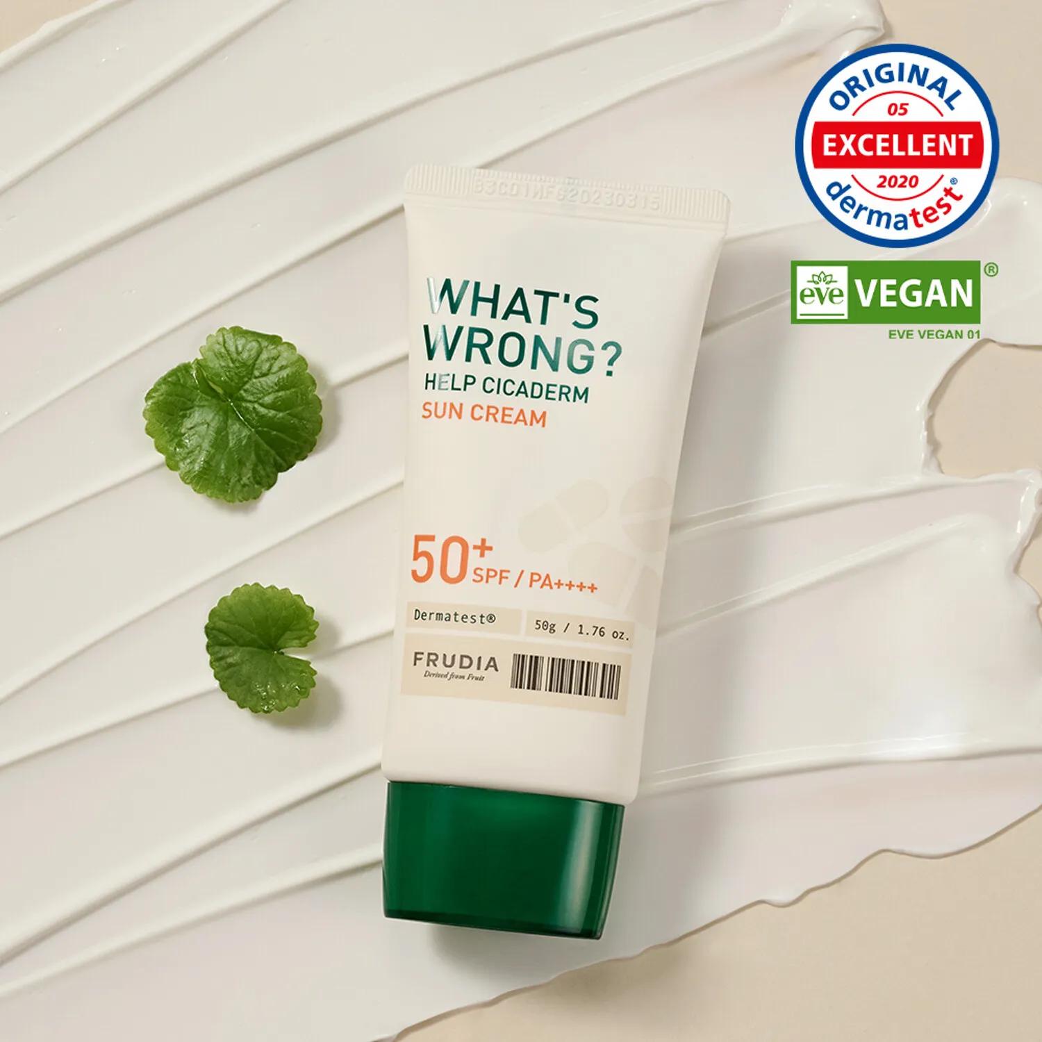FRUDIA What s Wrong? Help Cicaderm Sun Cream 50g