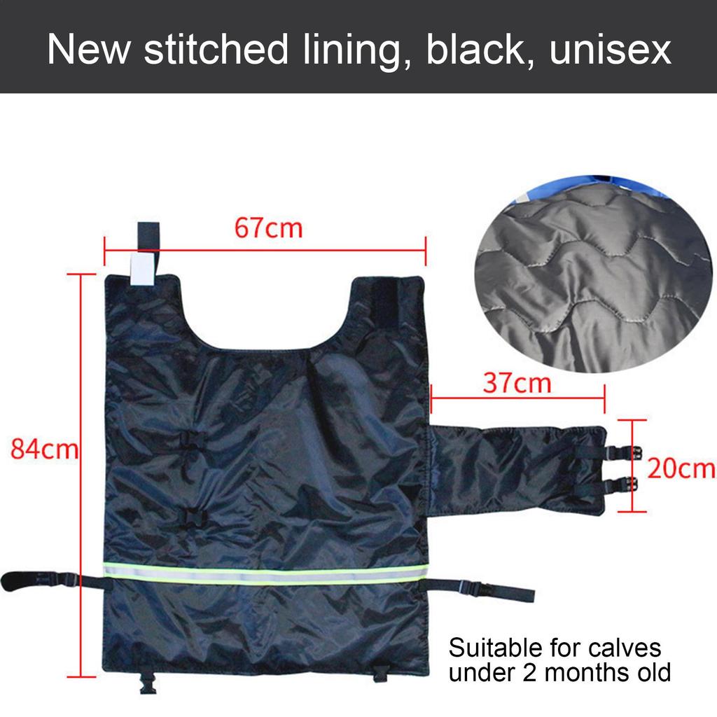 Calf Coat Warming Insulated Jacket Coat Blanket for Cattle for Winter Fall Outdoor Goat Sheep Livestock Horse Cattle Cow